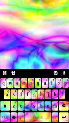 Tie Dye Swirls Theme android App screenshot 0